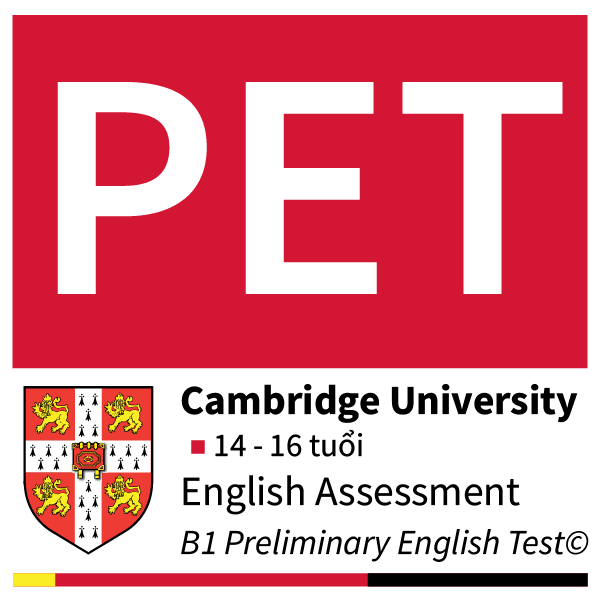 Tiếng anh 9 và lớp 10 trung cấp Cambridge Preliminary English Test B1 Preliminary© (PET)